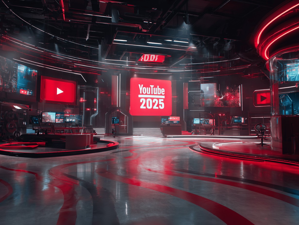 YouTube intelligence artificielle création de contenu 2025