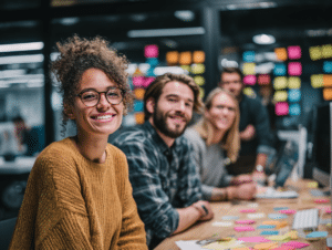 Graphique Google présentant les trois postures face à l’IA : FOMO (peur de rater), FOMU (peur de se tromper) et FOMA (maximisation des avantages), avec leurs caractéristiques et niveaux de maturité.