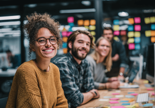 Graphique Google présentant les trois postures face à l’IA : FOMO (peur de rater), FOMU (peur de se tromper) et FOMA (maximisation des avantages), avec leurs caractéristiques et niveaux de maturité.