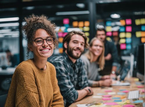 Graphique Google présentant les trois postures face à l’IA : FOMO (peur de rater), FOMU (peur de se tromper) et FOMA (maximisation des avantages), avec leurs caractéristiques et niveaux de maturité.