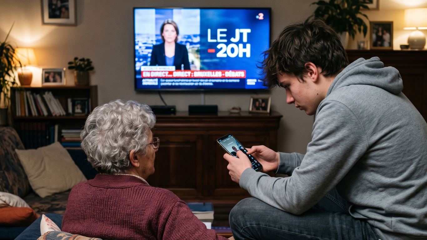 Confiance dans les médias : le JT résiste, mais les jeunes s'en détournent